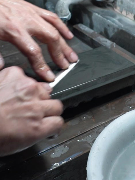 ハサミの研ぎ、メンテナンス